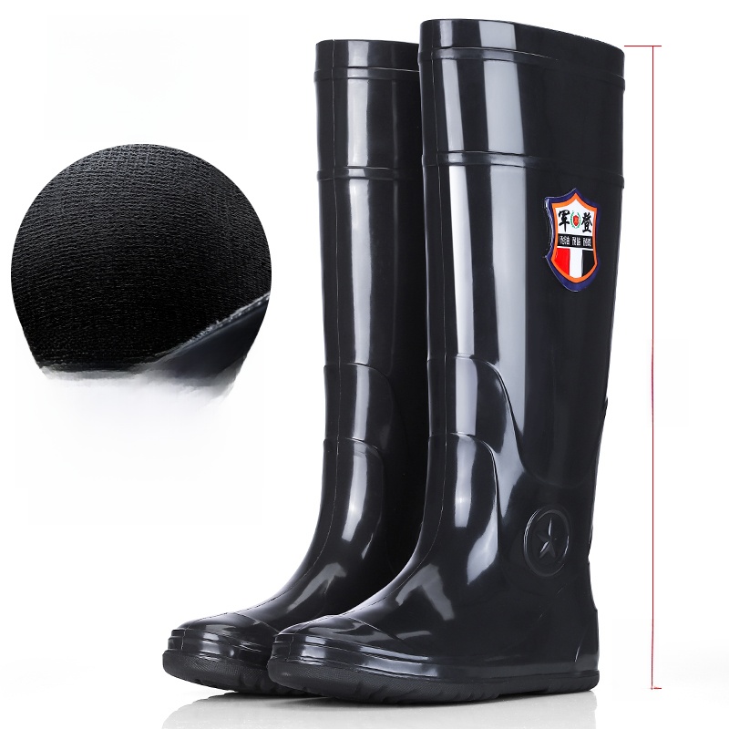 Fishing Boots - Military Style High-Tube Rain Boots Men