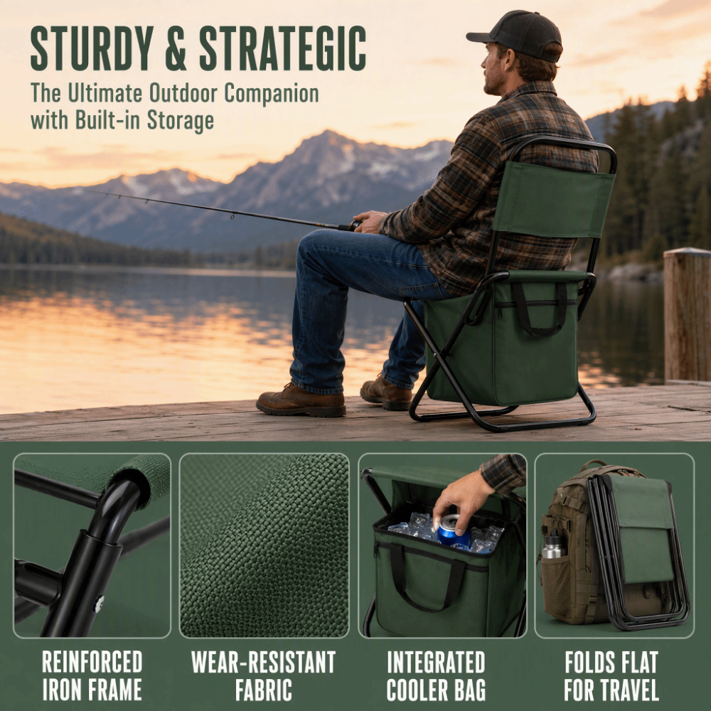 600D Oxford Fabric Foldable Ca - Fishing Backpack 评论和价格