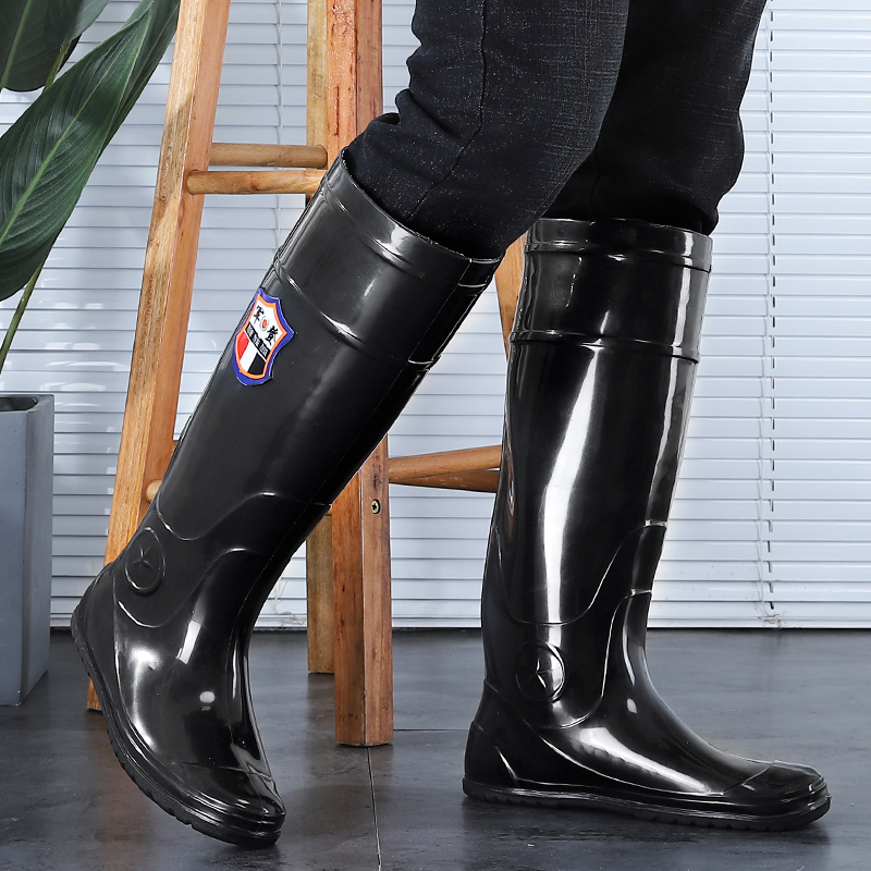 Military Style High-Tube Rain  - Fishing Boots 评论和价格
