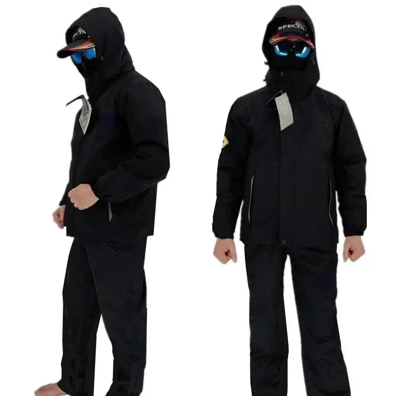 Thick Fishing Clothes Set Wint - Fishing Pants Waterproof 评论和价格