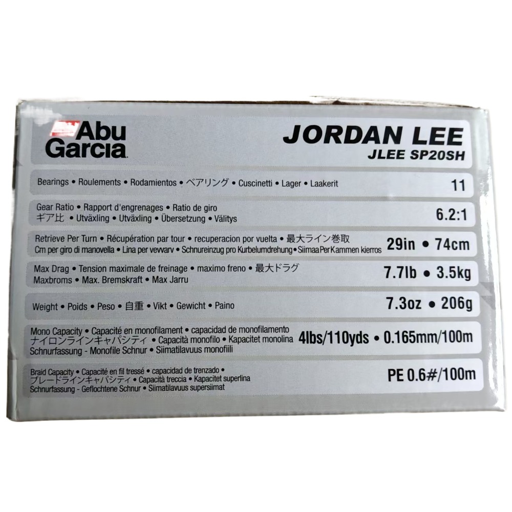 Abu Garcia JLEE SP20SH Spinnin - Abu Garcia Reel Revo 评论和价格