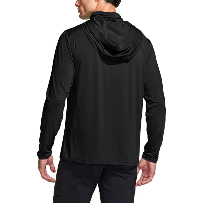 Men Solid Color Hooded Fishing - Fishing Mask Sun Protection 评论和价格