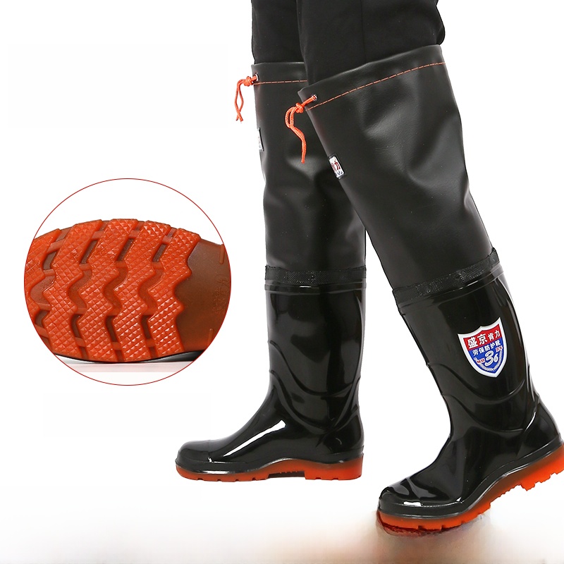 Thickened Over-Knee Rain Boots - Fishing Boots 评论和价格