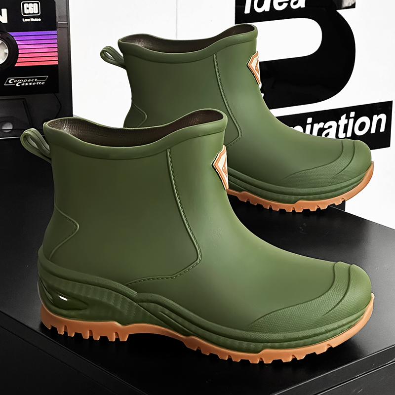 Men's Rain Boots Outdoor Wear- - Fishing Boots 评论和价格